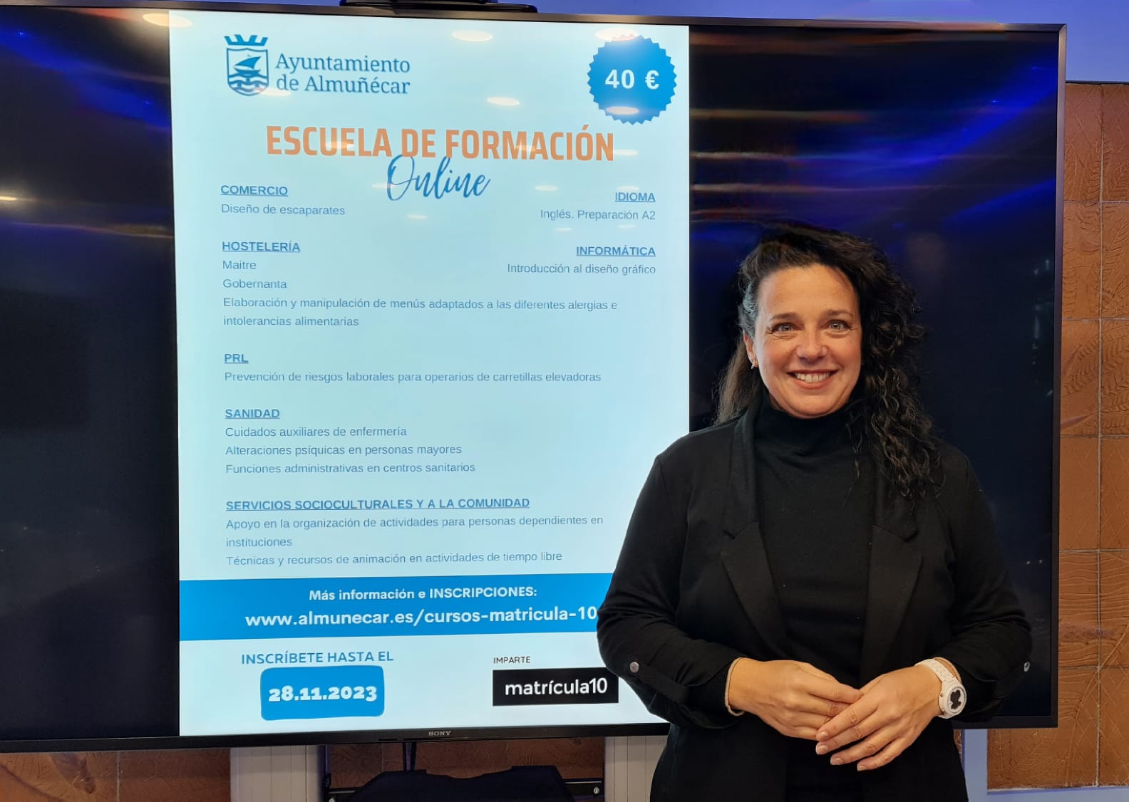 El Ayuntamiento de Almucar apuesta tambin por la formacin online con Matrcula 10